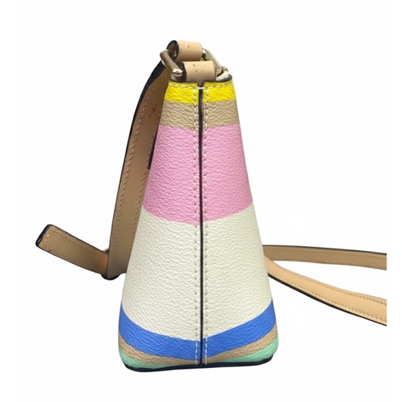 KATE SPADE New York Dune Stripe Millie Grove Street Crossbody Bag - EUC - Picture 3 of 6